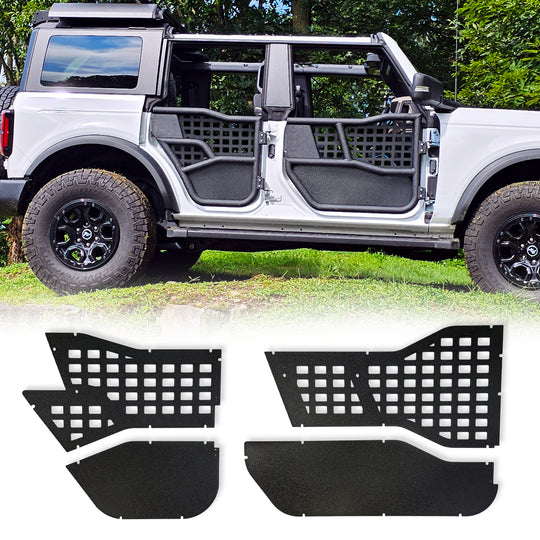 EZ4X4 Ford Bronco Aluminum Alpha Tube Door All Weather Panels