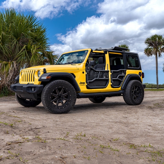 EZ4X4 Jeep JK, JKU, JL, JLU & JT Gladiator Aluminum Alpha Full Tube Doors