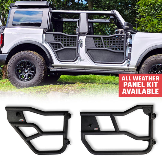 EZ4x4 Ford Bronco Aluminum Alpha Full Tube Doors