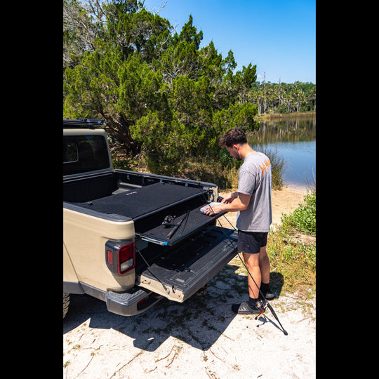 EZ4x4 Bed Box - Tailgate Extender and Secure Truck Bed Box Storage