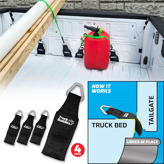 Truck Buddiez Bed Anchor ~ 4 Pack