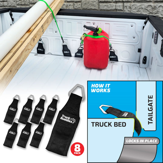 Truck Buddiez Bed Anchor ~ 8 Pack