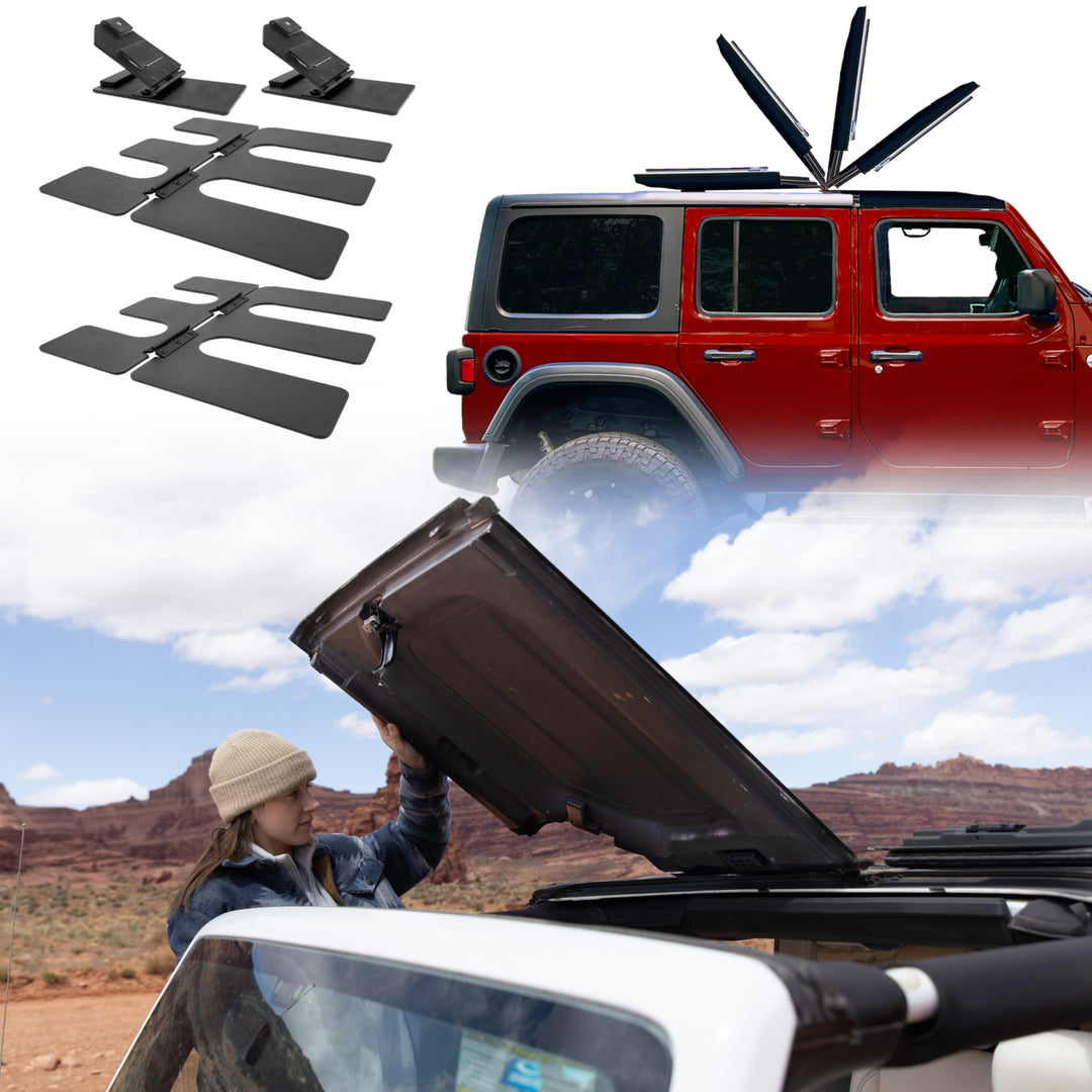 EZ4X4 EZFLIP-TOP For Jeep JK JKU JL JLU and JT Gladiator