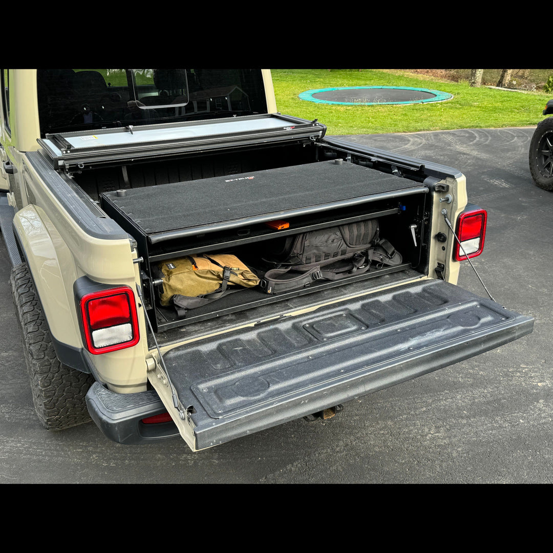 EZ4x4 Bed Box - Tailgate Extender and Secure Truck Bed Box Storage