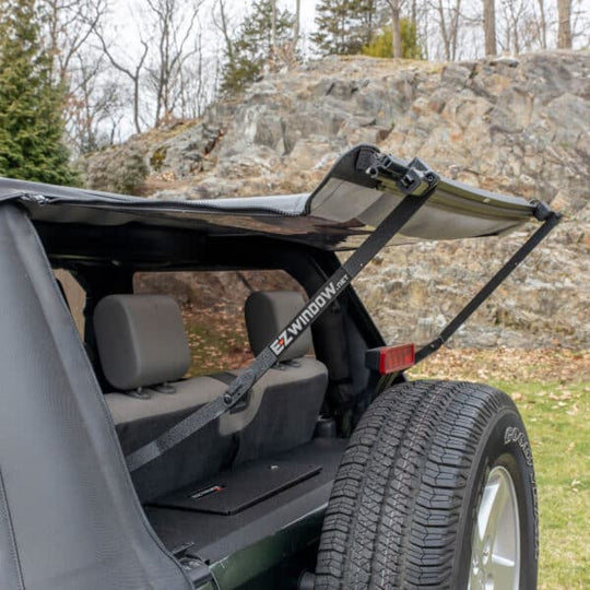 EZ4X4 2007-2018 Jeep JK &amp; JKU، 4 أبواب مائلة EZWINDOW