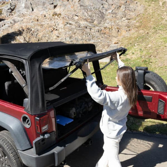 EZ4X4 EZWINDOW Square Back for Jeep JK JKU JL JLU TJ