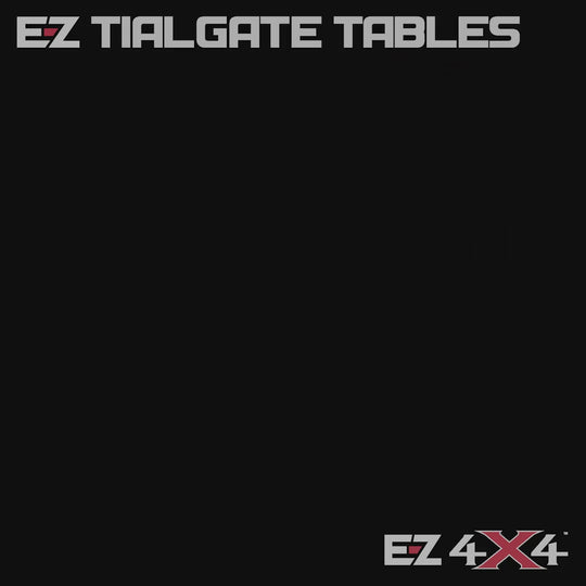 EZ4X4 Extreme Level Deluxe Tailgate Table Foldable Cargo Shelf Storage Rack fits Jeep Wranglers TJ/JK/JKU/JL/JLU