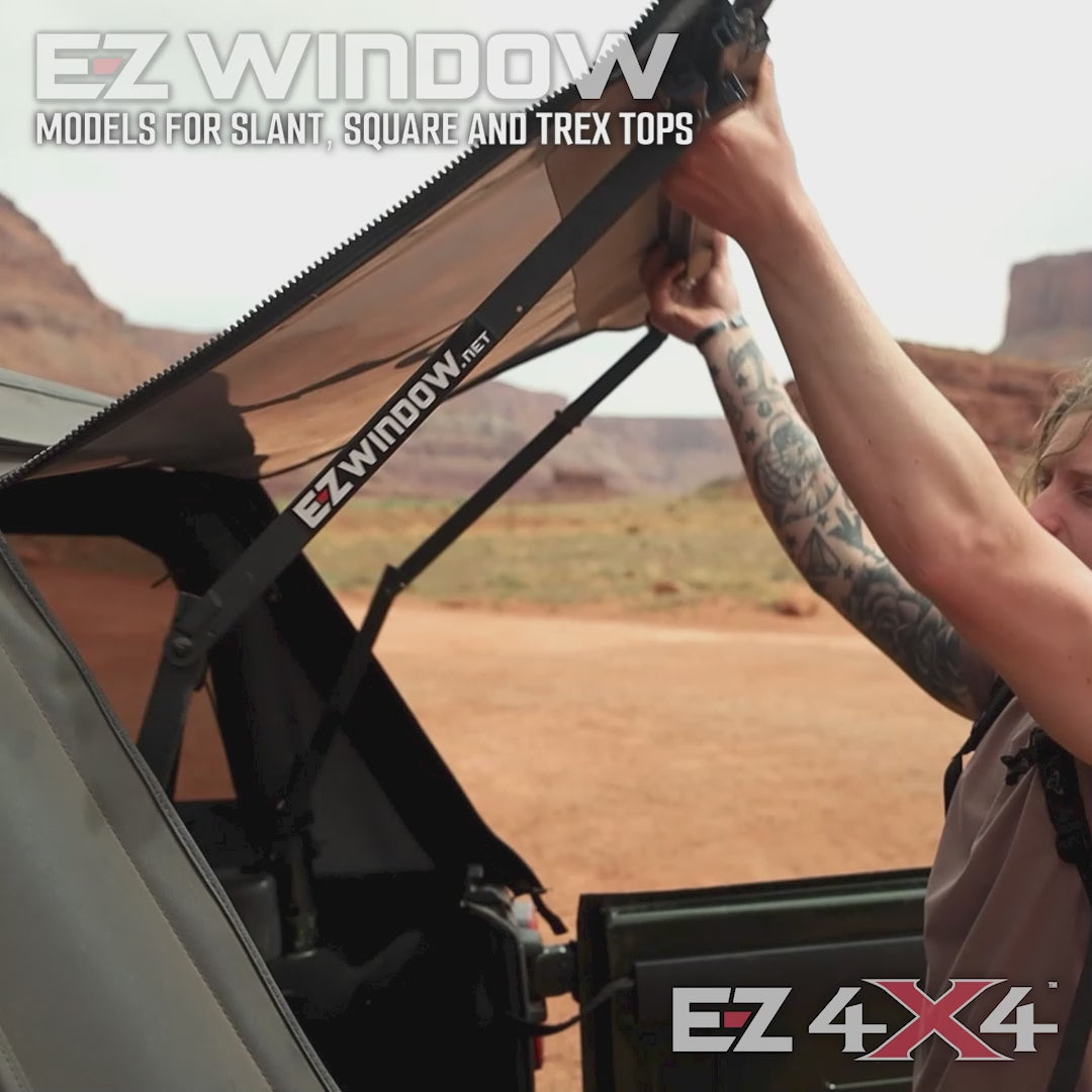 EZ4X4 2018 & Up Jeep JL 2 Door Slant EZWINDOW