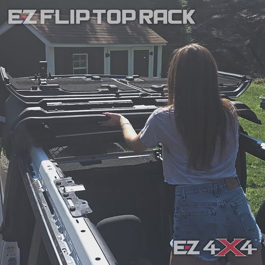 EZ4X4 Bronco Flip Top & Roof Rack System