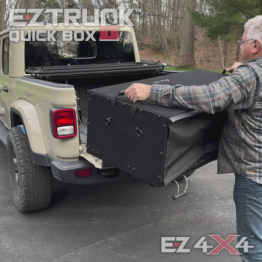 EZ4X4 Quick Box - Portable Pickup Truck Bed Box and Secure Storage